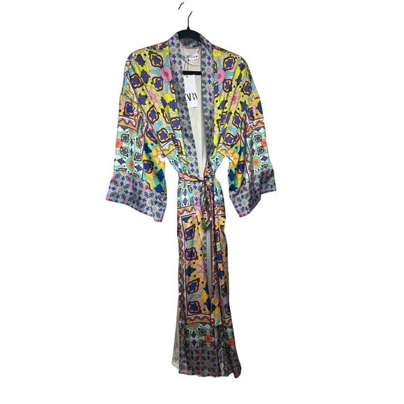 Zara Blogger Fave Geometric Kimono NWT Sz. M - Picture 6 of 9